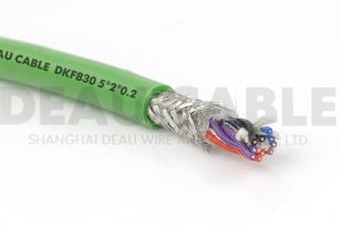 高柔性双绞屏蔽多芯电缆 DKF830   5*2*0.2