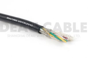 欧标柔性双绞屏蔽数据电缆 LIYCY(TP)  2*2*0.5
