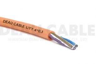 欧标柔性数据电缆 LIYY  4*0.3