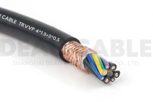 中度柔性屏蔽电缆 TRVVP 4*1.5+3*0.3