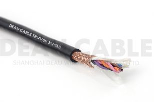 中度柔性双绞屏蔽电缆 TRVVSP  3*2*0.3