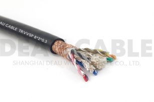 中度柔性双绞屏蔽电缆TRVVSP 8*2*0.3