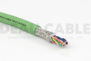 耐油双绞屏蔽软电缆YSLCY-TP  8*2*0.3