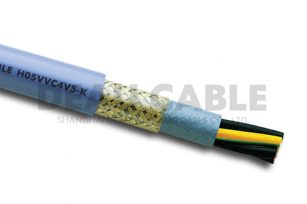 H05VVC4V5-K 5*0.75 双护套屏蔽耐油控制电缆