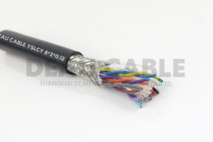YSLCY-TP  8*2*0.12 伺服耐油双绞屏蔽电缆