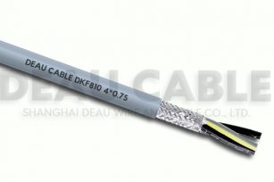 高度柔性屏蔽多芯电缆 DKF810 4*0.75