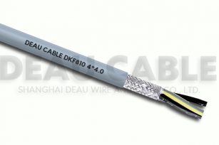 高度柔性屏蔽多芯电缆 DKF810  4*4.0