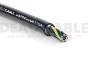 高度柔性聚氨酯护套多芯电缆 DKF820-PUR 7*0.5