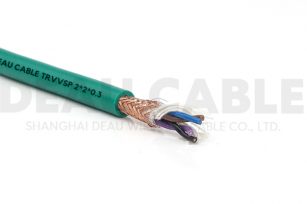 中度柔性双绞屏蔽电缆 TRVVSP 2*2*0.3