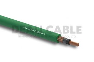 中度柔性单芯带屏蔽电缆 TRVVP 1*6